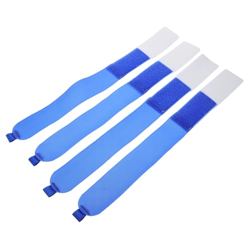 BESPORTBLE Adjustable Ski Straps 4 Pc Snowboard Safety Bindings Ski Brake Retainer for Winter Sports Enthusiasts