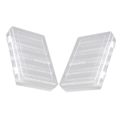 Set de 2 cajas transparentes para organización de monedas miniatura 1