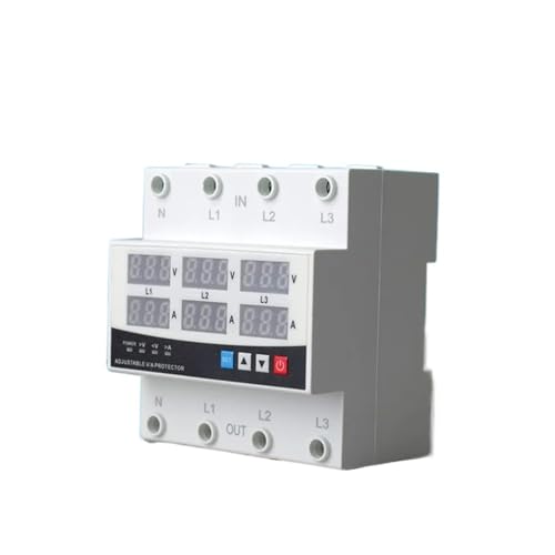 Protecteur de relais de tension 3P+N avec limitation de courant 63A