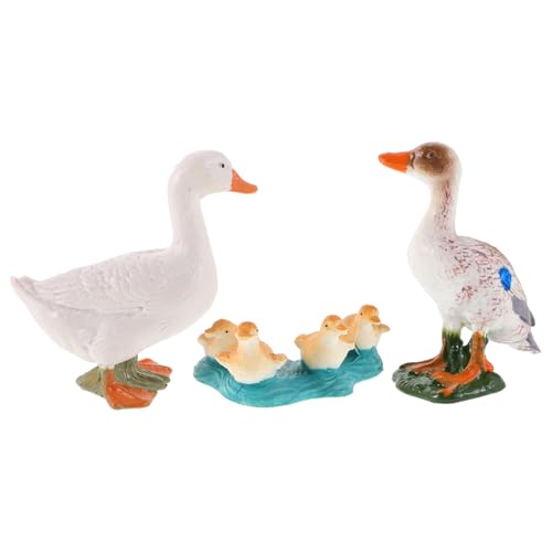Abaodam 6 Stück Entenanzug Ornamente Tierstatuen Kinderfiguren...