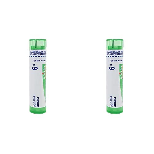 Boiron Ignatia Amara 6X para aprensión e hipersensibilidad al estrés, 80 pellets (paquete de 2)