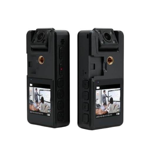 Mini Câmera Com Tela Display A39 1080p Full Hd BodyCam Segurança Corpo Colete Áudio Vídeo Gravação Contínua
