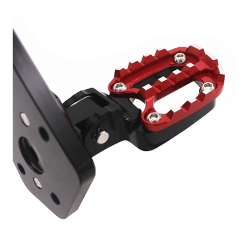 Cale pied moto arrière pliant noir argent pour passager CB919 CBR 600 - 5