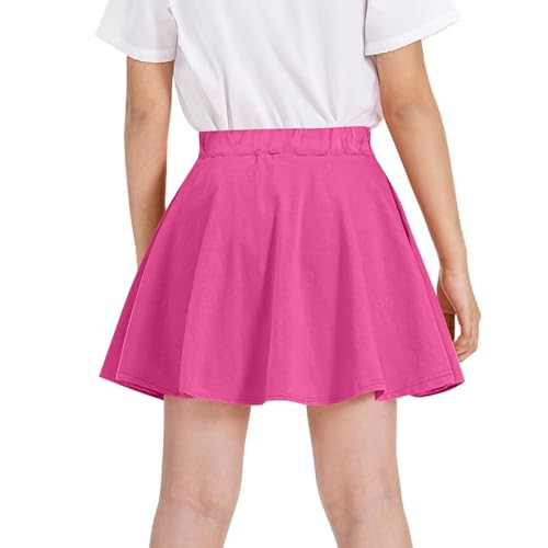 Mini Skirt for Girl High Waisted A Line Flare Pleated Athletic Tennis Skater Skirts School Kids Uniform 3-13 Years4
