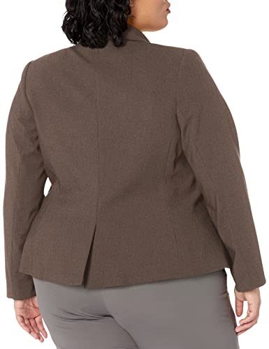 Calvin Klein womens Two Button Lux Blazer (Petite, Standard, & Plus)2