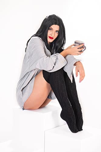 Image of Kix`ies Stockings For Women | Over The Knee Knit Sweater Socks | Over The Knee Knit Socks for Women