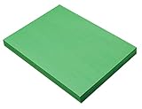 SunWorks Heavyweight Construction Paper, 9 x 12 Inches, Holiday Green, 100 Sheets