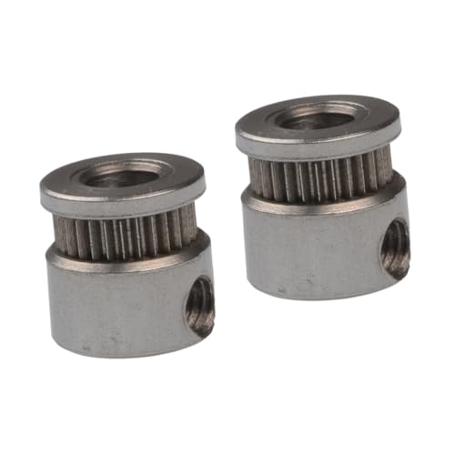 iplusmile 2pcs Gear Extrusion Wheel for Drawing Printer Parts Stainless Steel Reducer Printer Accessories