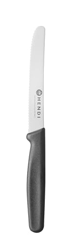 Couteau de cuisine dentelé HENDI anti-glisse pour couper la tomate