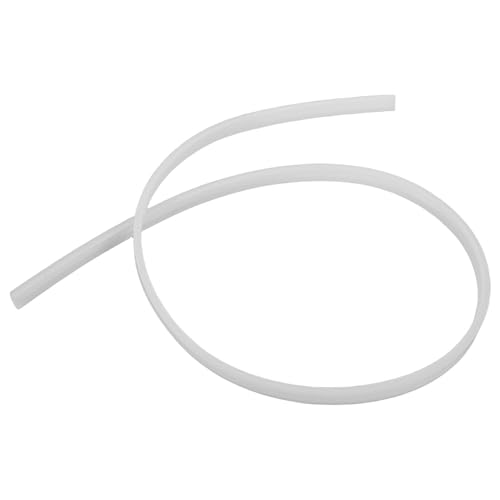 AUTSUPPL Canal Difusor Flexible de Luz LED de 15 Mm, Cubierta de Canal de Tira LED Curva de Pvc Blanca, Protección contra Polvo para Iluminación de Sala y Cocina, Accesorio para Montaje