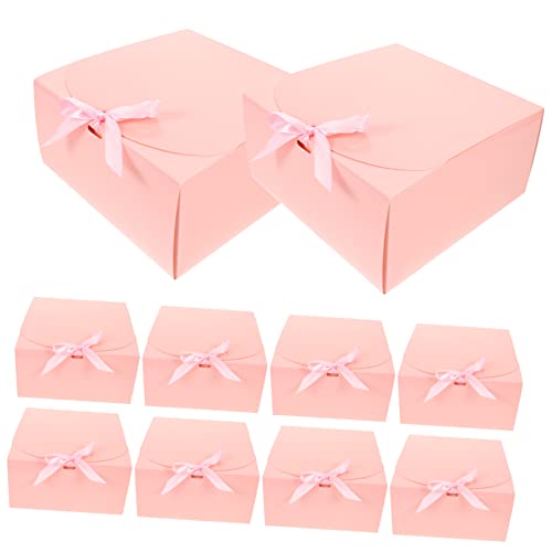 Boîtes à Gâteaux avec Nœud Délicat pour Mariage et Anniversaire