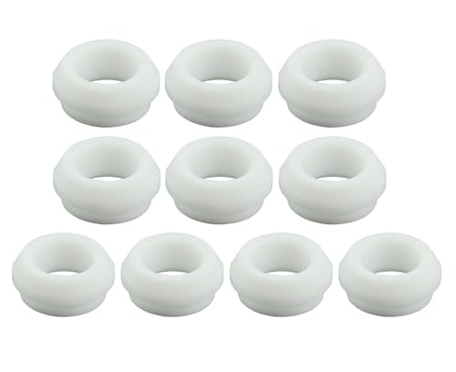 Image of RIVERWELD TIG Welding Torch Insulator Cup Gas Gasket 18-7 10pcs | for QQ300 PTA DB SR WP 17 18 26 TIG Welding Torch