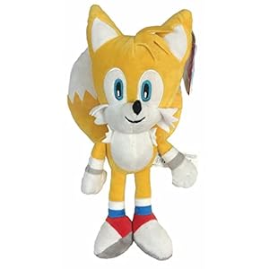 ENVI Sonic The Hedgehog 12 Inch Plush Soft Toys Sonic Tails Knuckles Shadow (TAILS> NWP)