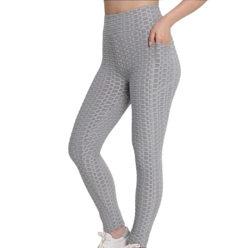 Pantalon de yoga taille haute avec poches galbant effet push up