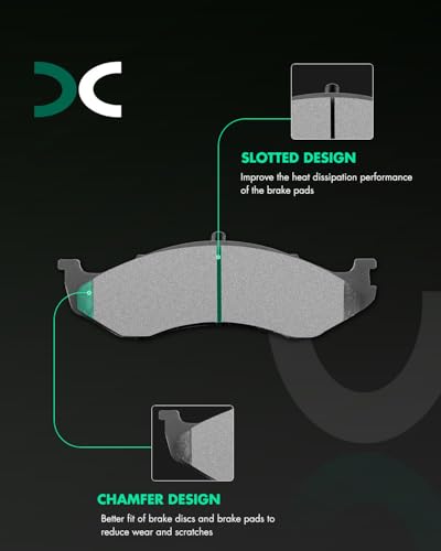 Image of SCITOO Front 11.02 inch Brake Pads and Rotors Kits Fit For Jeep Comanche 90-92,For Jeep For Cherokee 90-99,For Jeep Grand Cherokee 93-98,For Jeep Wagoneer 90,For Jeep Wrangler 90-95 97-99
