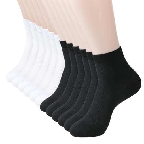 Image of Women's Thin Cool Socks, Comfort Breathable Lightweight Ankle Socks