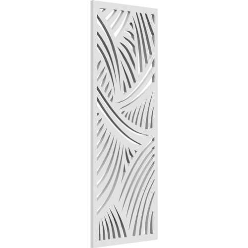 Image of 9 3 /8 inchW x 24 3 /8 inchH x 3 /8 inchT Chester Decorative Fretwork Wall Panels in Architectural Grade PVC