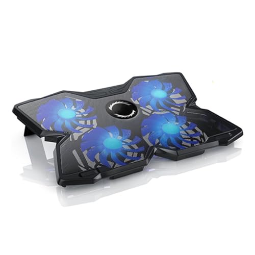 Base para Laptop con Ventiladores USB Negra miniatura 1