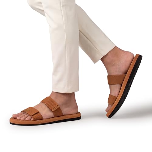Image of Neeman's Commute Sandals for Men & Women | Adjustable Dual Strap Sandals | Cushioned Footbed | Ergonomic Comfort Sandals | Lightweight Everyday Casual Footwear