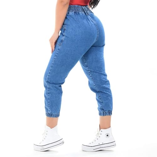 Calça Jeans Feminina Jogger (38)