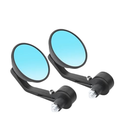 Espejos retrovisores redondos de 22mm para manillar de motocicleta y scooter 1 par