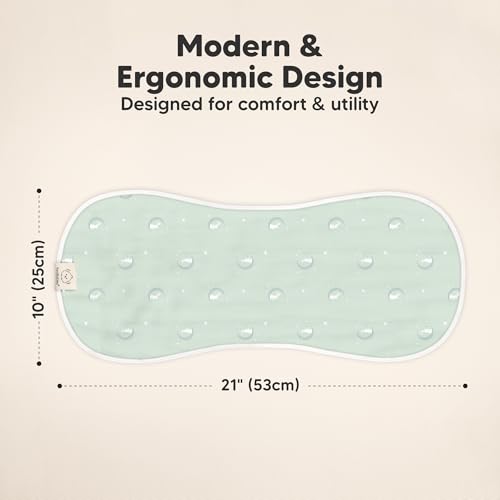 Image of 5-Pack Muslin Burp Cloths Baby Boy, Girl - Very Absorbent Baby Burp Cloth Rags, 8-Layers Viscose Derived from Bamboo Cotton Muslin Towel, Super Soft Spit Up Rags, No Shrink Washcloths (Lunaris)