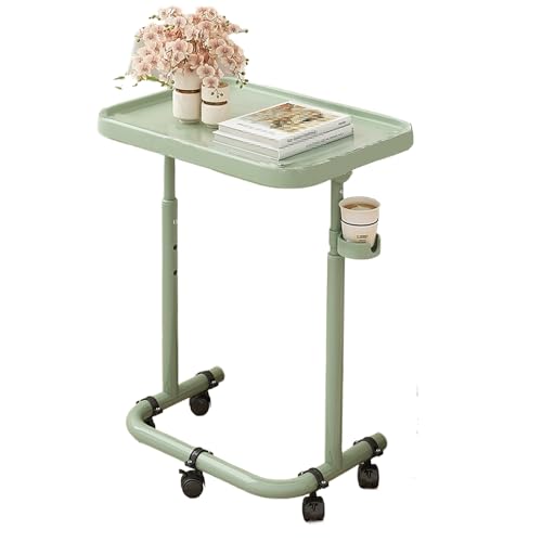 Table de chevet d'hôpital pour éviter les chutes d'objets grâce au plateau