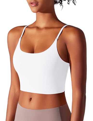 JTSONN Sport BH Damen Atmungsaktiver Sport Bra mit Mittlere Unterstützung Sportbh mit Feste Brustpads Sportunterwäsche für Damen Fitness Yoga Training Kein Stahlring
