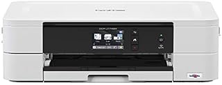 Brother DCP-J1140DW Wireless Colour Inkjet Printer | 3-in-1 (Print/Copy/Scan) | Wi-Fi/ USB.2.0/NFC | 6.8cm Touchscreen| Ink Included | UK Plug