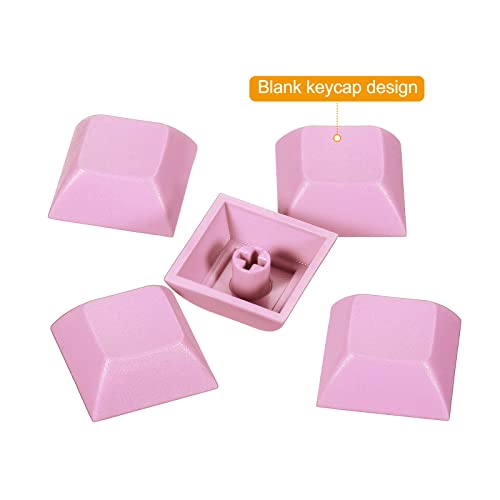 PATIKIL 1U Blank Keycaps, 10 Pack Universal PBT Keyboard Replacement Accessories for MX Mechanical Keyboard Pink - Image 4
