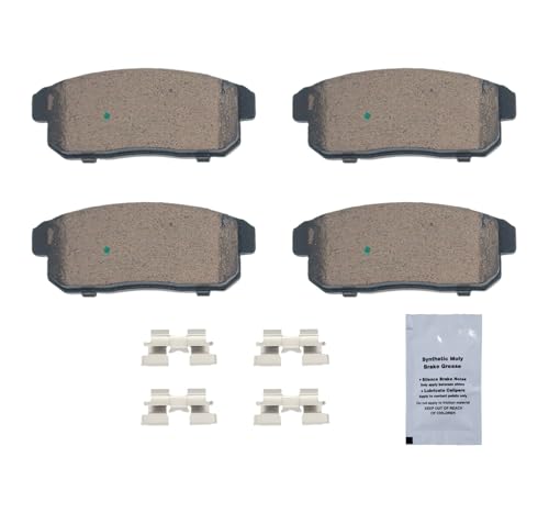 Image of HUSCH D900 Rear Ceramic Brake Pads Kit Fit For INFINITI G20 2001-2002, For 35 2002-2004, For Mazda RX-8 2004-2011, For Nissan Maxima 2001-2003, For Sentra 2002-2006