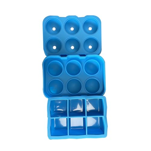 Moldes de hielo grandes de silicona para cócteles set 2 miniatura 5