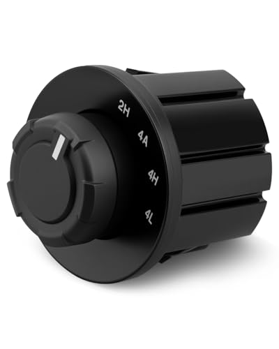 4WD 2-Speed 4x4 Transfer Case Control Switch Knob Fit for Ford F-150 2012-2014, for Expedition 2015-2017 Replace CL3Z-14B166-DA, Rotary, Manual, Black