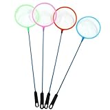 Verkelly Mini Brine Shrimp Net, Artemia Copepod Sieve Aquarium Fish Net Special Fine Artemia Sieve for Brine Shrimp Hatchery(Red+Blue+Green+Pink)