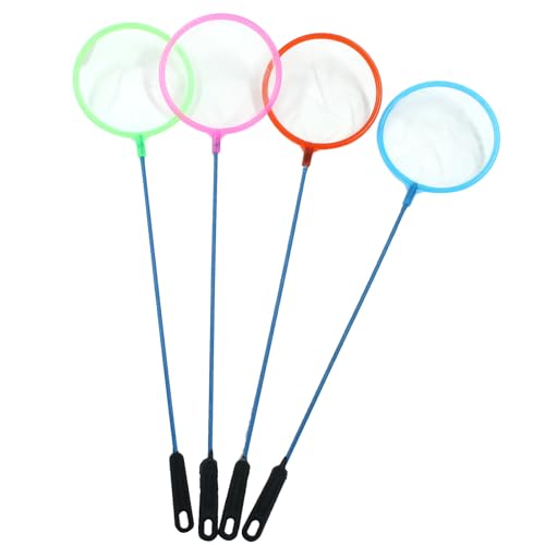 Verkelly Mini Brine Shrimp Net, Artemia Copepod Sieve Aquarium Fish Net Special Fine Artemia Sieve for Brine Shrimp Hatchery(Red+Blue+Green+Pink)