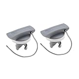 Inflatable Boat Air Valve 20 PCS Gray Surfboard Kayak Valve Cover Spiral Air Plugs POM Inflatable Pump Adaptor for Dinghy Boats Mattress