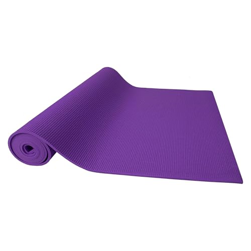 Image of Fitvids All Purpose 1 /4-Inch High Density Anti-Tear Exercise Yoga Mat with Carrying Strap, Multiple Colors