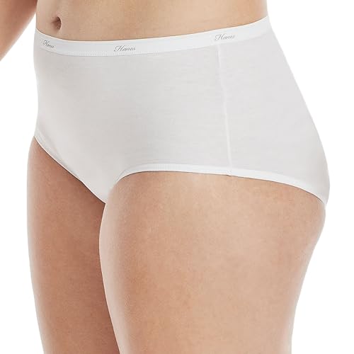 Image of Hanes womens Cotton briefs underwear, 30 Pack - Brief White, 7 US