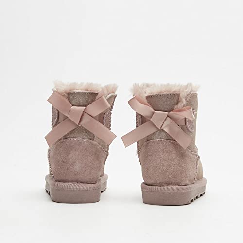 BATA Stivaletti da Bambina con Fiocco e Interni in...