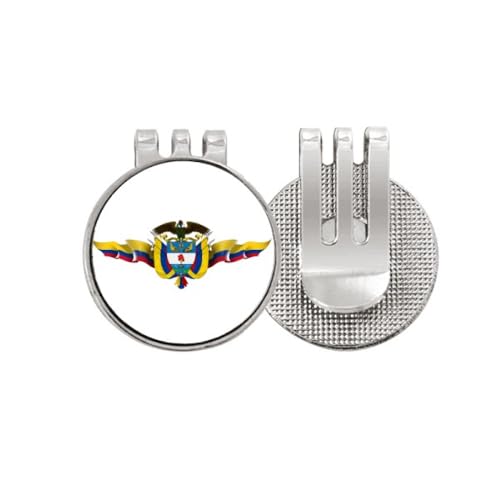 Drapeau Amecolombia marqueur de balle de golf avec clip de casquette idée cadeau