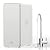 TOKIT Reverse Osmosis Water Filter, U1 Alkaline Mineral Under Sink Water Filter System, 400GPD Tankless RO Filtration with Faucet, NSF/ANSI 58, 2:1 Pure to Drain, Reduce TDS