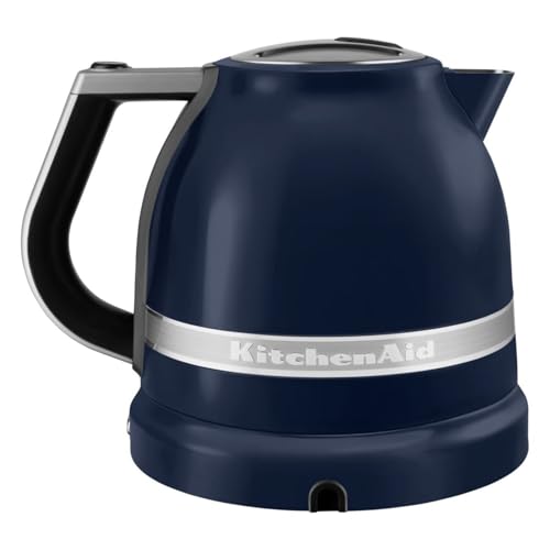 KitchenAid Bouilloire Électrique - Artisan - Température Réglable - 1,5 L - Bleu Encre