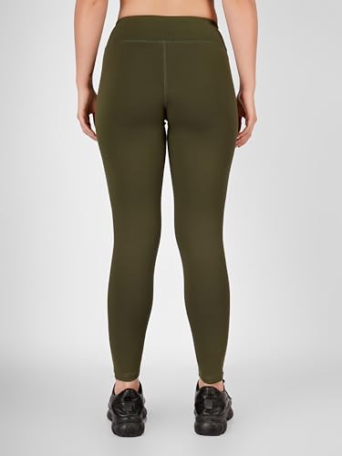 Image of Imperative Regular High Waist Stretchable Gym Tights Leggings with Crossover Belt for Women & Girls | Gym Wear /Active Wear Tights Yoga Pants.
