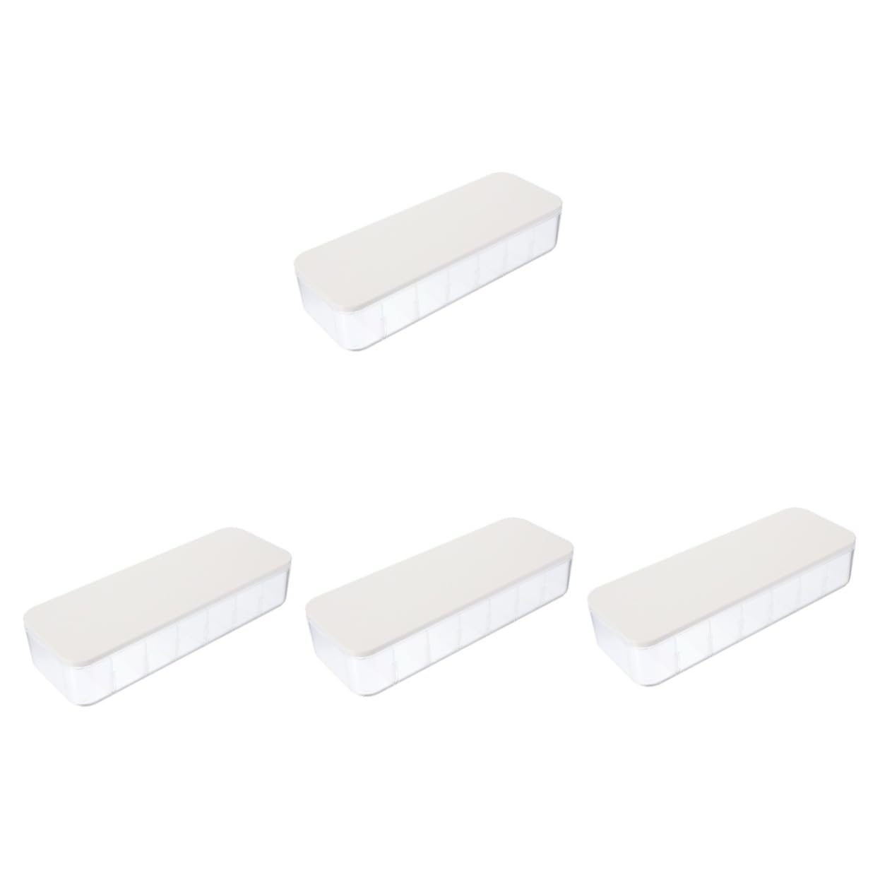 PRETYZOOM Scatola Da 4 Pezzi Contenitore per cavi dati scatole portaoggetti storage box filo cavo elettrico organizzatore flessibile archiviazione dell'organizzatore del cavo computer staffa