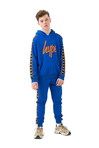 HYPE BOYS BLUE DIVERSION SCRIPT JOGGERS Size: 9/10Y