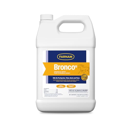 Farnam Home and Garden 100502327 Bronco Equine Spray Refill with Citronella Scent, 1-Gallon