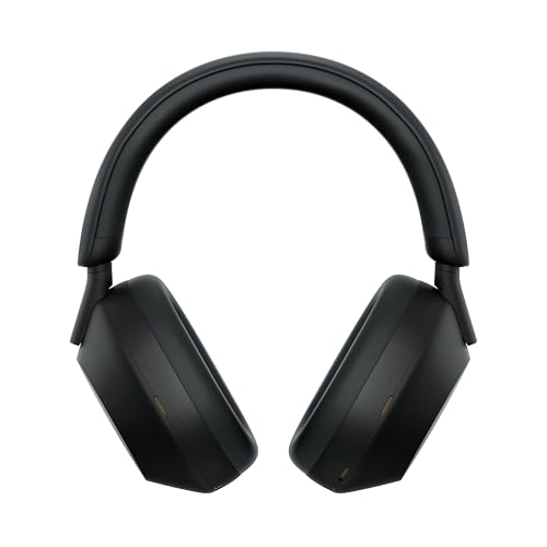 Sony WH-1000XM5 - Étui Rigide, Casque sans Fil Haut de Gamme à réduction de Bruit, Bluetooth, qualité d'appel Claire, Audio Hi Res, 30h d'autonomie, étui Rigide, iOS et Android - Noir
