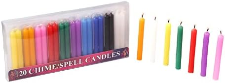 PROSPERRO LUMO by Parkash Candles Multicolor Chime Candles | Stick | Ritual Candle | Spell Set of 20 | Unscented (Multicolor)
