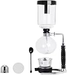 YUCHENGTECH Siphon Coffee Maker, 3 Cups (360ml), Black