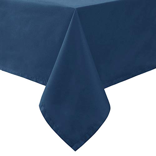 Flash Sale Hiasan Waterproof Square Tablecloth with Black TPU Backing - Leakproof and Spillproof Washable Fabric Table Cloth for Dining Kitchen Outdoor Picnic, Navy Blue, 54 x 54 Inch Up To 40% OFF Hiasan Waterproof Square Tablecloth with Black TPU Backing - Leakproof and Spillproof Washable Fabric Table Cloth for Dining Kitchen Outdoor Picnic, Navy Blue, 54 x 54 Inch